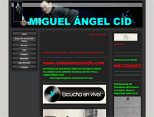 Tablet Screenshot of miguelangelcid.com